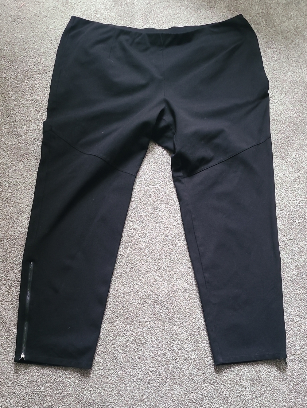 Eileen Fisher Black Ponte Leggings, 3X